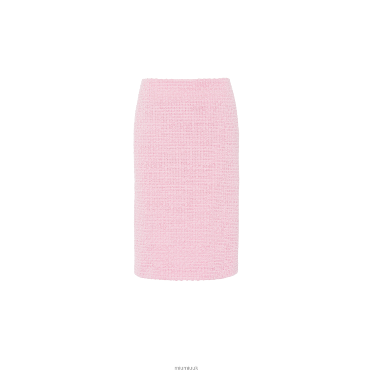 Ready To Wear Tweed Skirt Miu Miu XH28Z915 Pink