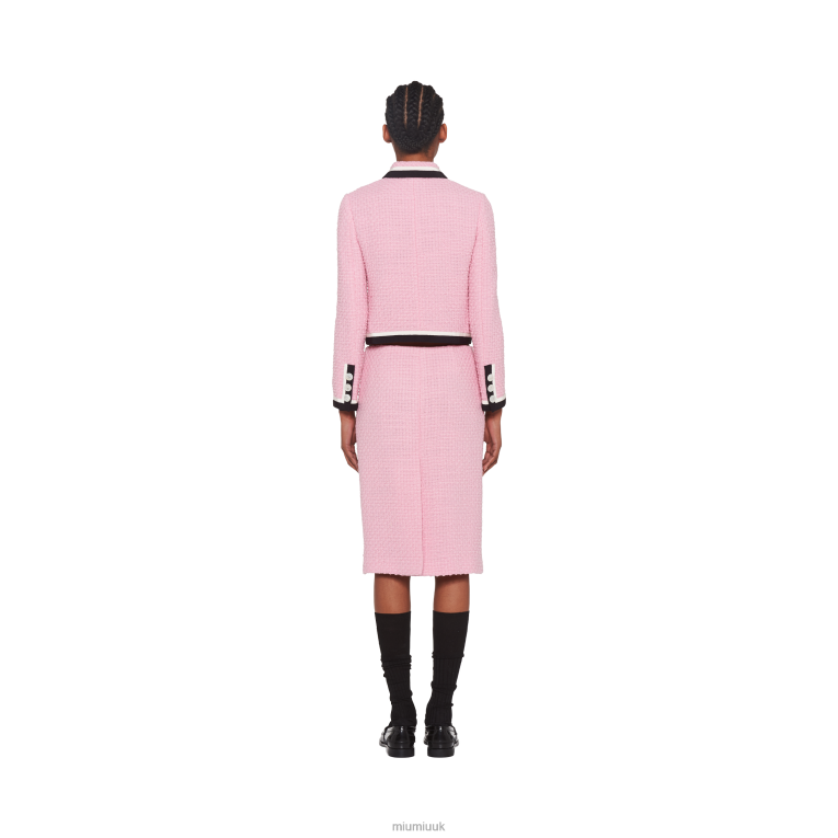 Ready To Wear Tweed Skirt Miu Miu XH28Z915 Pink