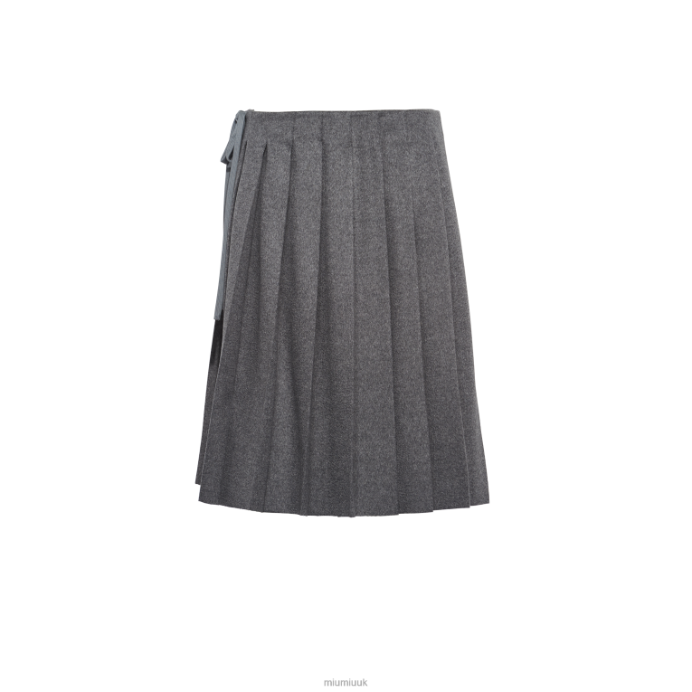 Ready To Wear Velour Skirt Miu Miu XH28Z847 Grey