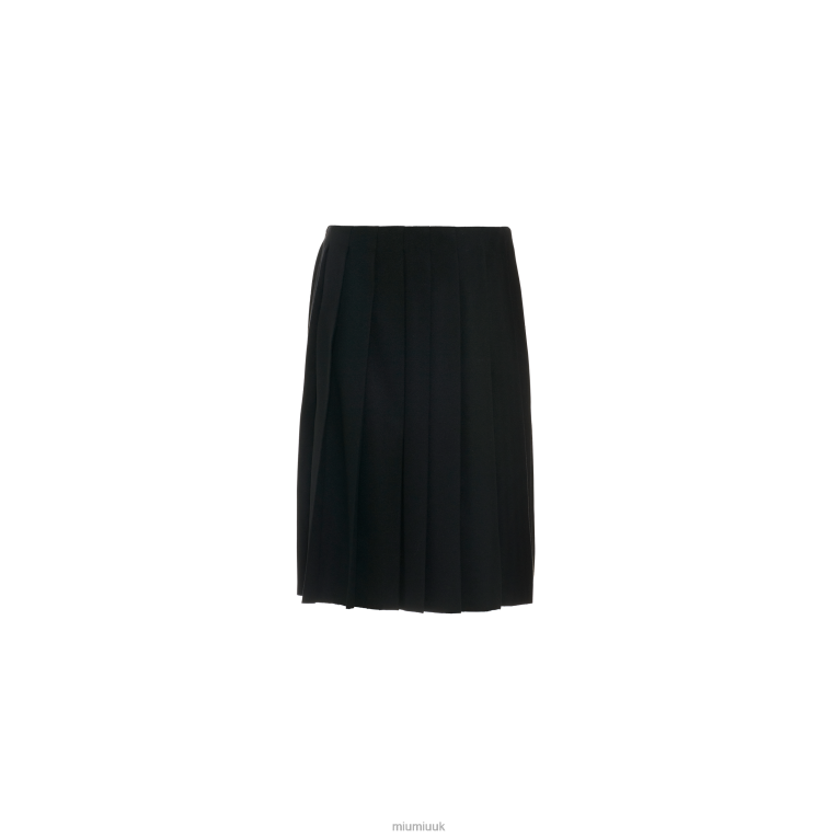 Ready To Wear Velour Skirt Miu Miu XH28Z851 Black