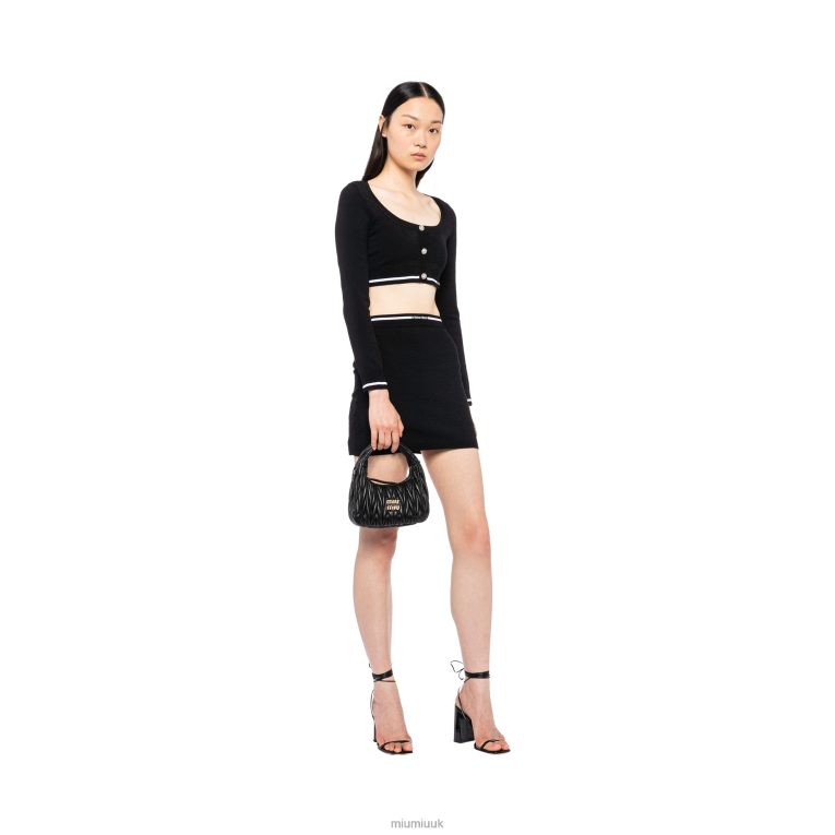 Ready To Wear Viscose Skirt Miu Miu XH28Z788 Black