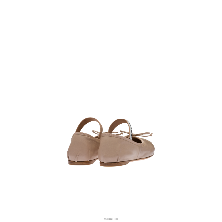 Shoes Leather Ballerinas Miu Miu XH28Z275 Water Lily