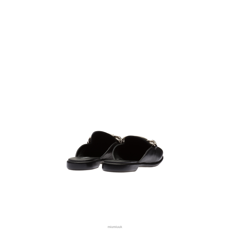 Shoes Leather Loafers Miu Miu XH28Z328 Black