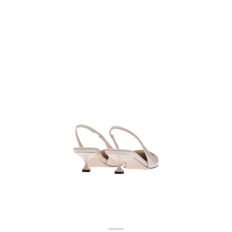 Shoes Patent Leather Pump Miu Miu XH28Z182 Opal/Black
