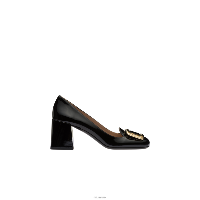 Shoes Patent Leather Pumps Miu Miu XH28Z184 Black