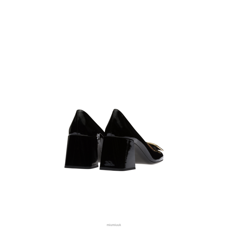 Shoes Patent Leather Pumps Miu Miu XH28Z184 Black
