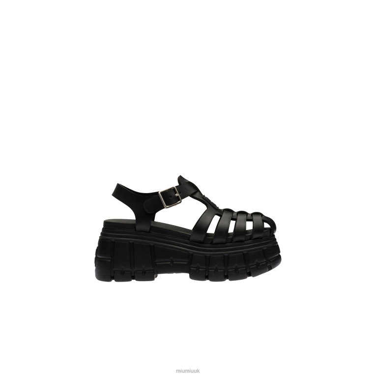 Shoes Eva Platform Sandals Miu Miu XH28Z251 Black