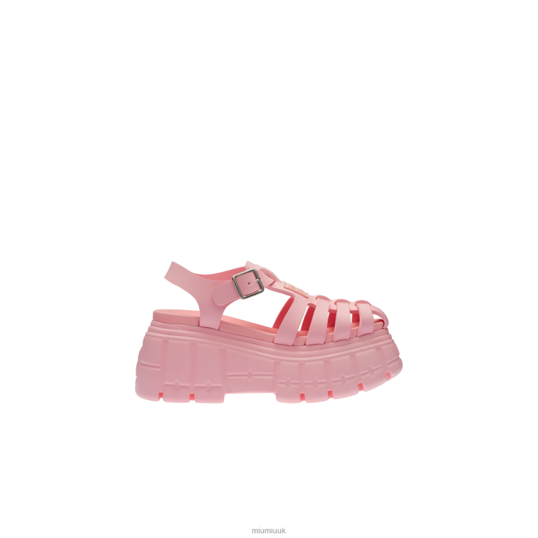 Shoes Eva Platform Sandals Miu Miu XH28Z252 Pink