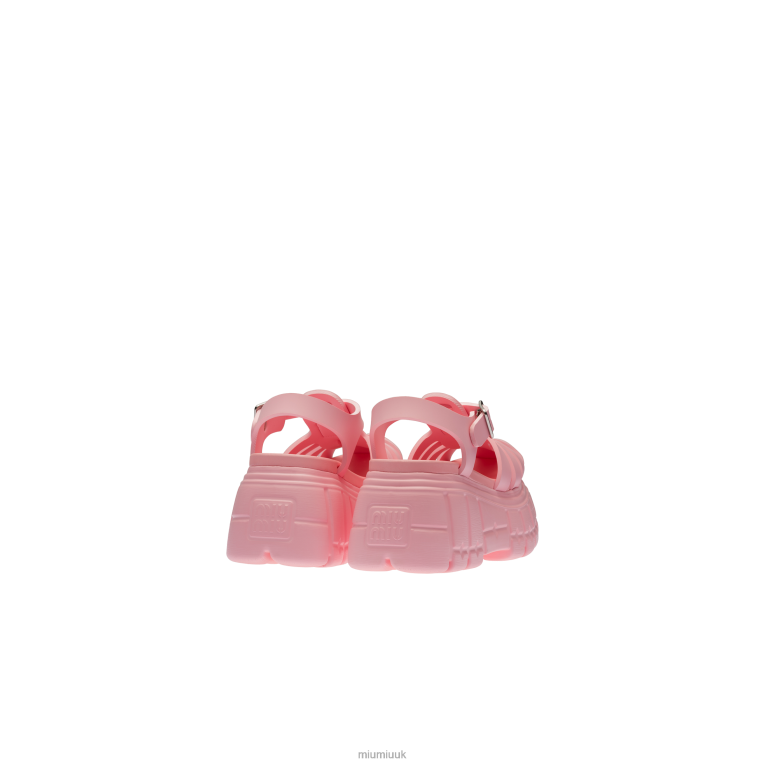 Shoes Eva Platform Sandals Miu Miu XH28Z252 Pink