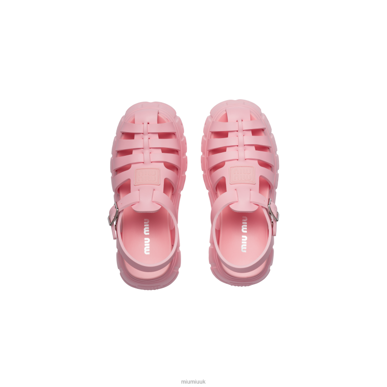 Shoes Eva Platform Sandals Miu Miu XH28Z252 Pink