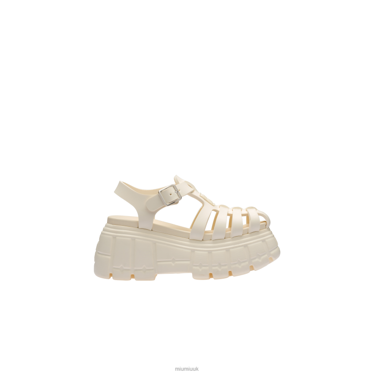 Shoes Eva Platform Sandals Miu Miu XH28Z254 Ivory