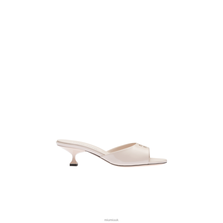 Shoes Patent Leather Sandals Miu Miu XH28Z217 Opal