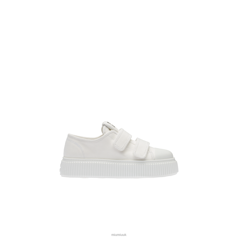 Shoes Denim Sneakers Miu Miu XH28Z298 White