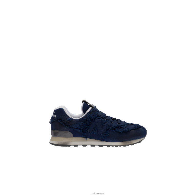 Shoes Denim Sneakers Miu Miu XH28Z301 Royal Blue