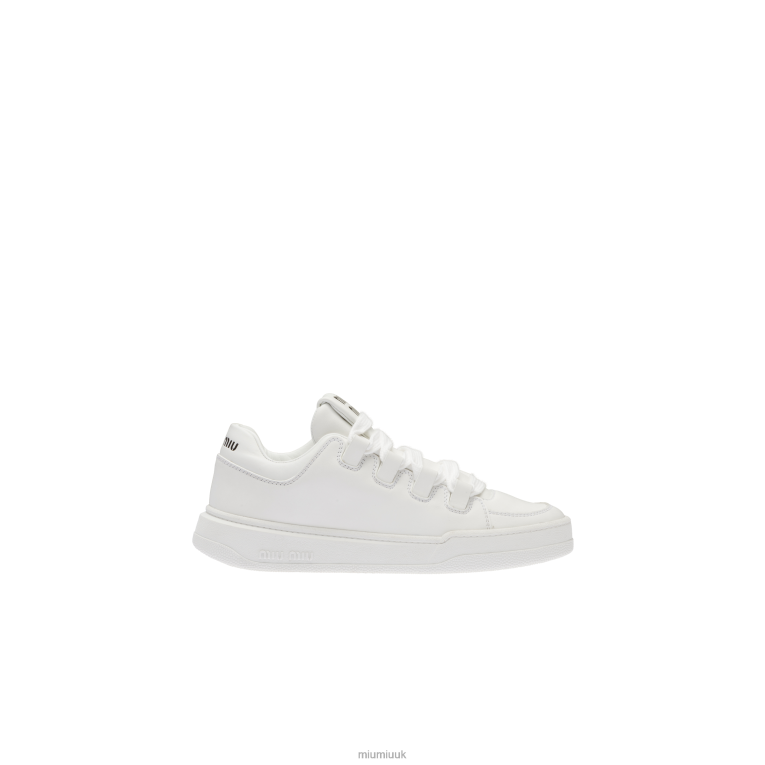 Shoes Leather Sneakers Miu Miu XH28Z291 White