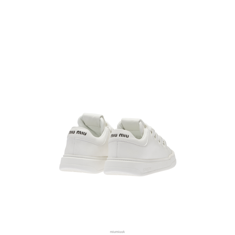 Shoes Leather Sneakers Miu Miu XH28Z291 White