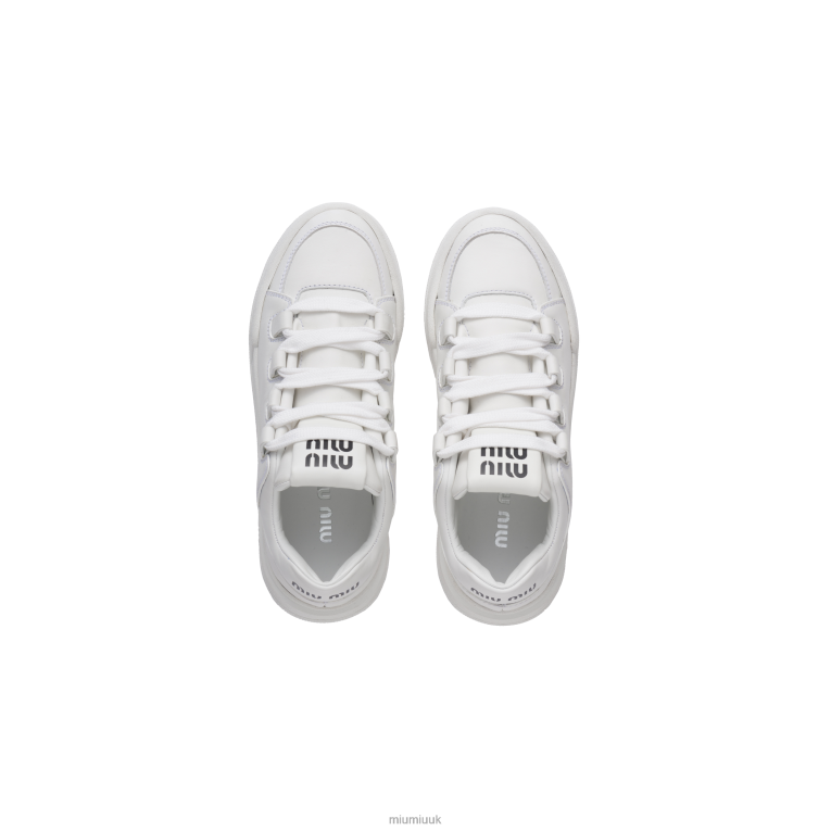 Shoes Leather Sneakers Miu Miu XH28Z291 White