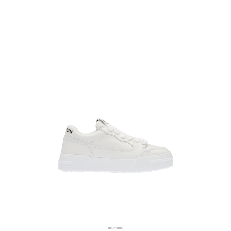 Shoes Leather Sneakers Miu Miu XH28Z293 White