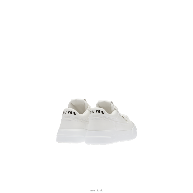 Shoes Leather Sneakers Miu Miu XH28Z293 White