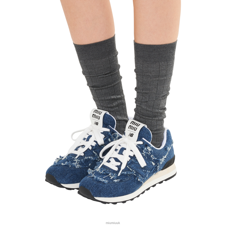 Shoes Sneakers New Balance 574 X Miu Miu XH28Z289 Denim